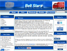 Tablet Screenshot of beltstars.com